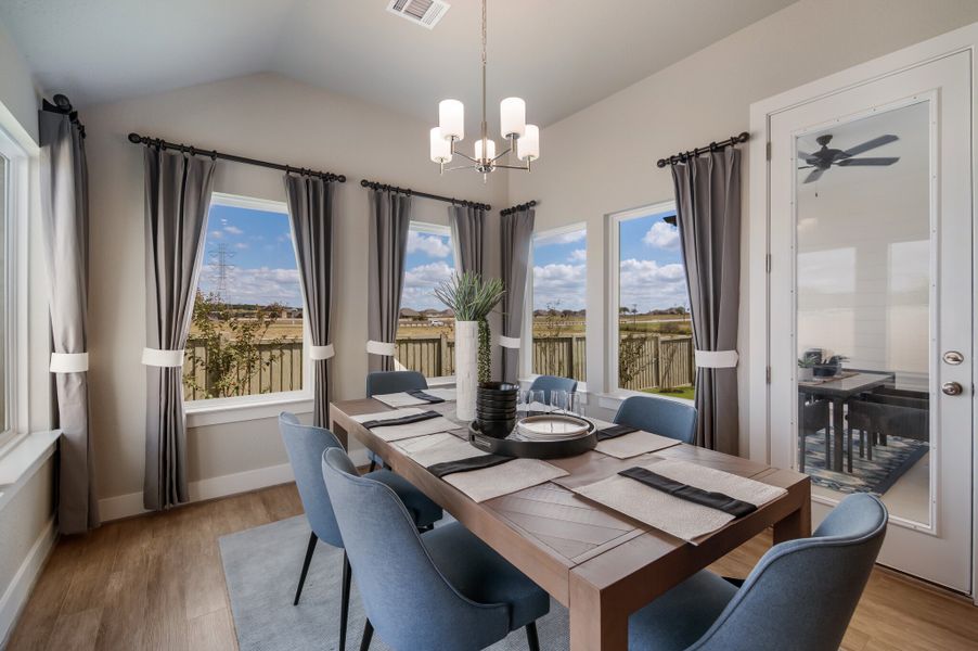 Furnished interior view inside a new home in Foxbrook, Boerne (Image 7).