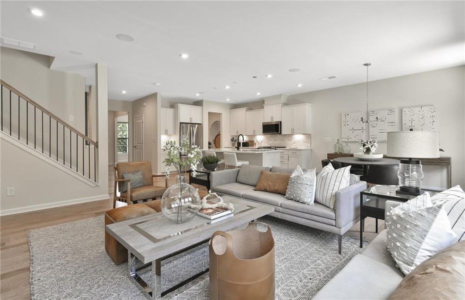 Furnished interior view inside a new home in Oakwood, Cumming (Image 16).