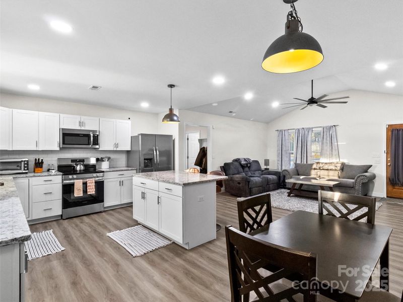 Open Concept View from the Back Door