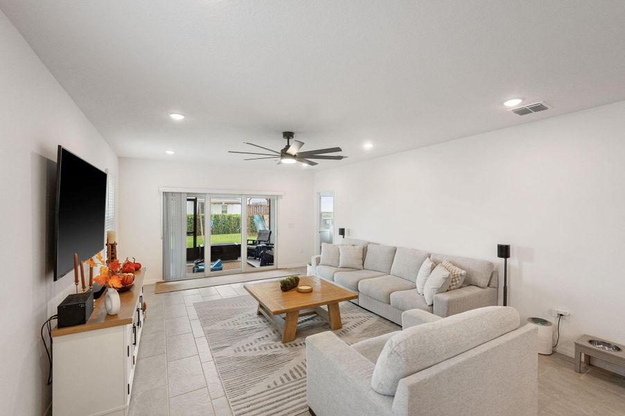 Furnished interior view inside a new home in , Port St. Lucie (Image 18).