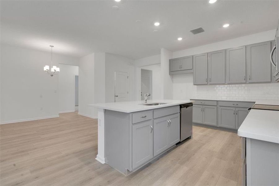 Furnished interior view inside a new home in Seaport Village, Tavares (Image 7). Furnished interior view inside a new home in Seaport Village, Tavares (Image 7).