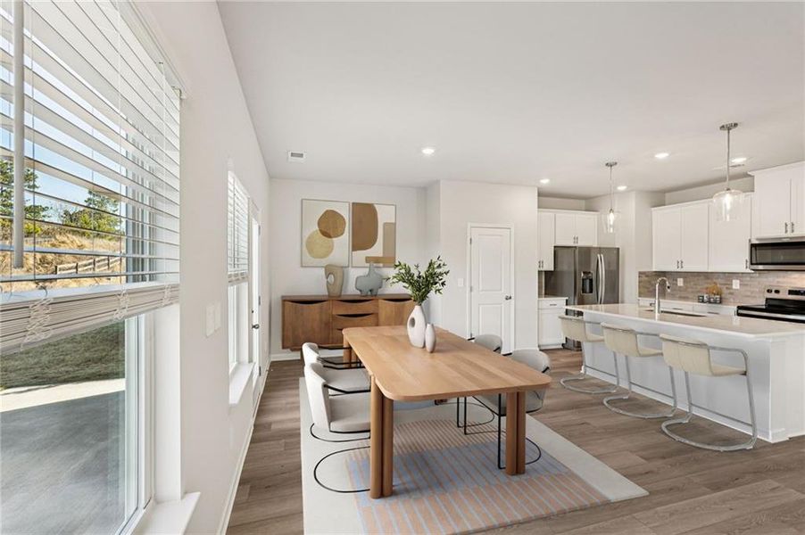 Furnished interior view inside a new home in Hawthorne Station, College Park (Image 16). Furnished interior view inside a new home in Hawthorne Station, College Park (Image 16).