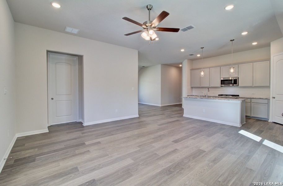Spacious, unfurnished interior of a new home in Prairie Green, Converse (Image 25). Spacious, unfurnished interior of a new home in Prairie Green, Converse (Image 25).