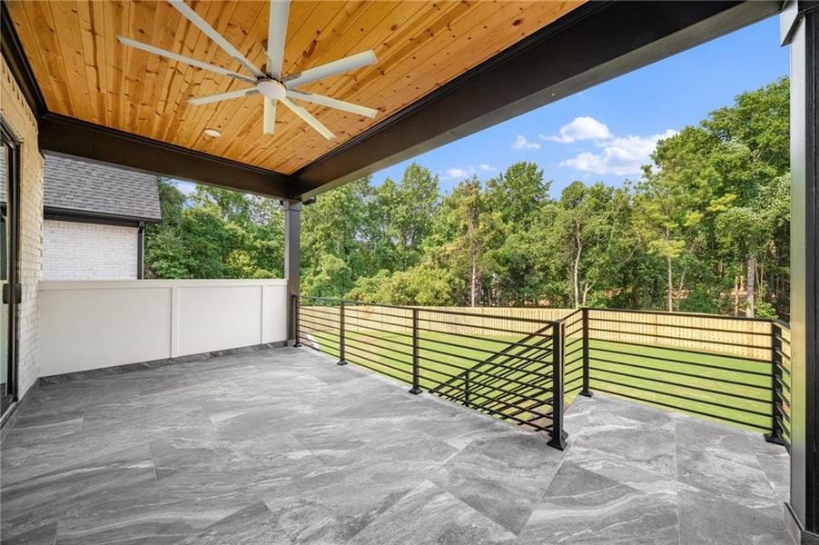 Exterior details and patio area of a home in , Suwanee (Image 3).