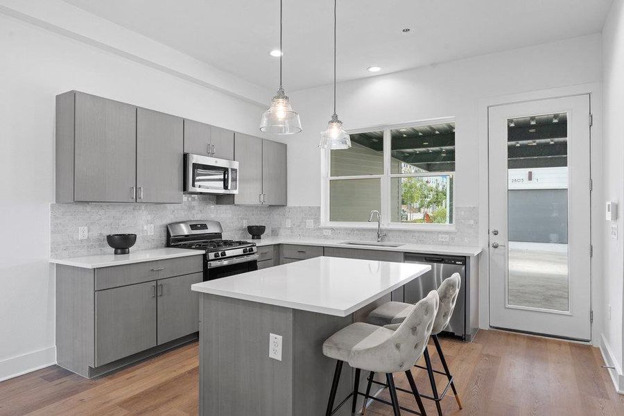 Furnished interior view inside a new home in , Austin (Image 11). Furnished interior view inside a new home in , Austin (Image 11).