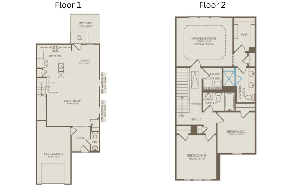 Floor Plan Level 1 and Floor Plan Level 2 Floor Plan Level 1 and Floor Plan Level 2