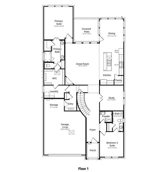 2D floor plan layout of this home in , Northlake, TX (Image 4).