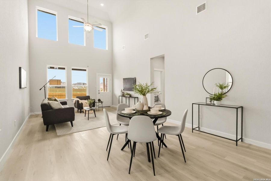 Furnished interior view inside a new home in Hickory Ridge, Elmendorf (Image 27).