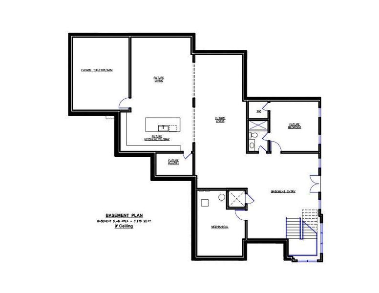 2D floor plan layout of this home in , Marietta, GA (Image 5).