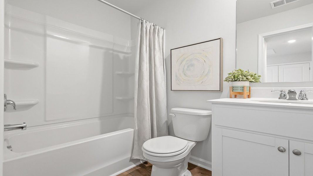 Furnished interior view inside a new home in Carolina Groves Townhomes, Moncks Corner (Image 19).