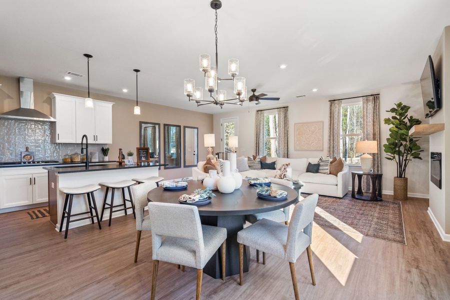 Representative furnished interior of a home built from the The Marion A by Davidson Homes LLC in The Village at Shallowford, Kennesaw (Image 6). Representative furnished interior of a home built from the The Marion A by Davidson Homes LLC in The Village at Shallowford, Kennesaw (Image 6).