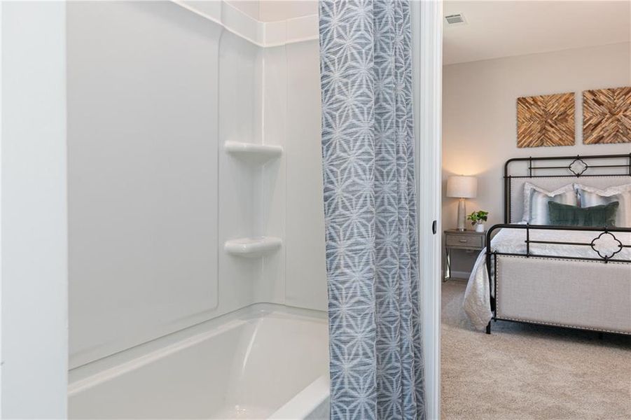 Furnished interior view inside a new home in Annsbury Park, Lilburn (Image 19). Furnished interior view inside a new home in Annsbury Park, Lilburn (Image 19).