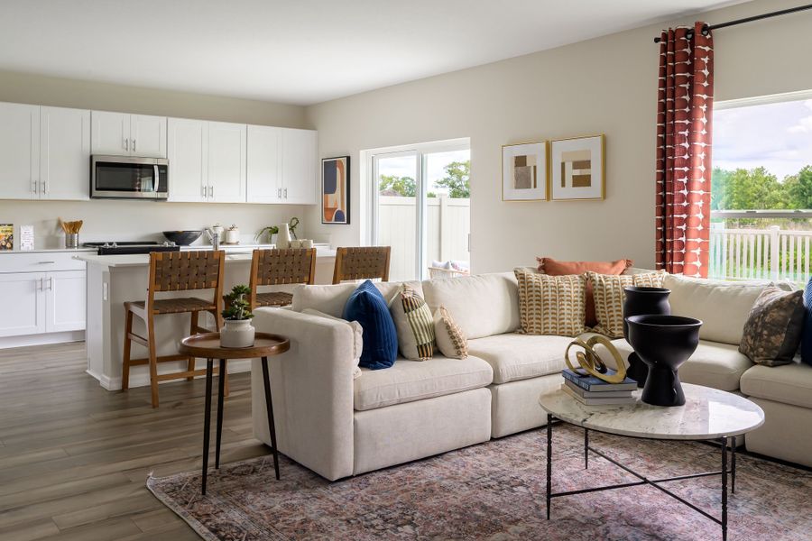 Representative furnished interior of a home built from the Indigo by Casa Fresca Homes in Crosswinds, Haines City (Image 7).