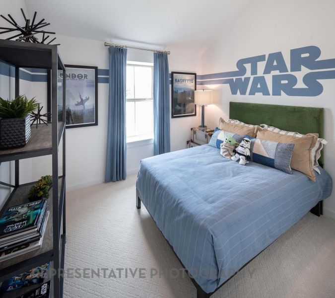 Furnished interior view inside a new home in Bridgeland Central: The Cottages, Cypress (Image 27).