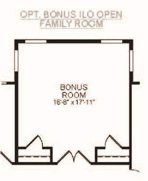 Bonus room has been added ilo Open Family room