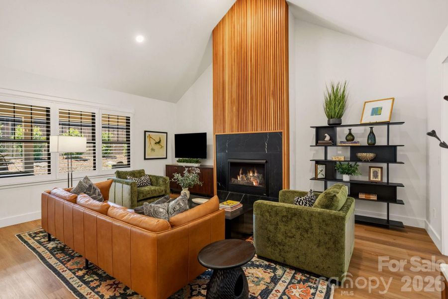 Furnished interior view inside a new home in , Hendersonville (Image 11).