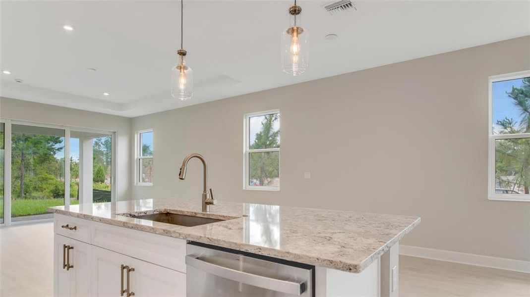 Kitchen into Dining Area