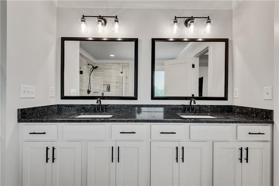 Close-up of interior finishes inside a home in Alcovy Station, Covington (Image 21).