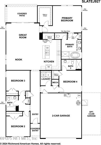2D floor plan layout of this home in , Fernandina Beach, FL (Image 4).