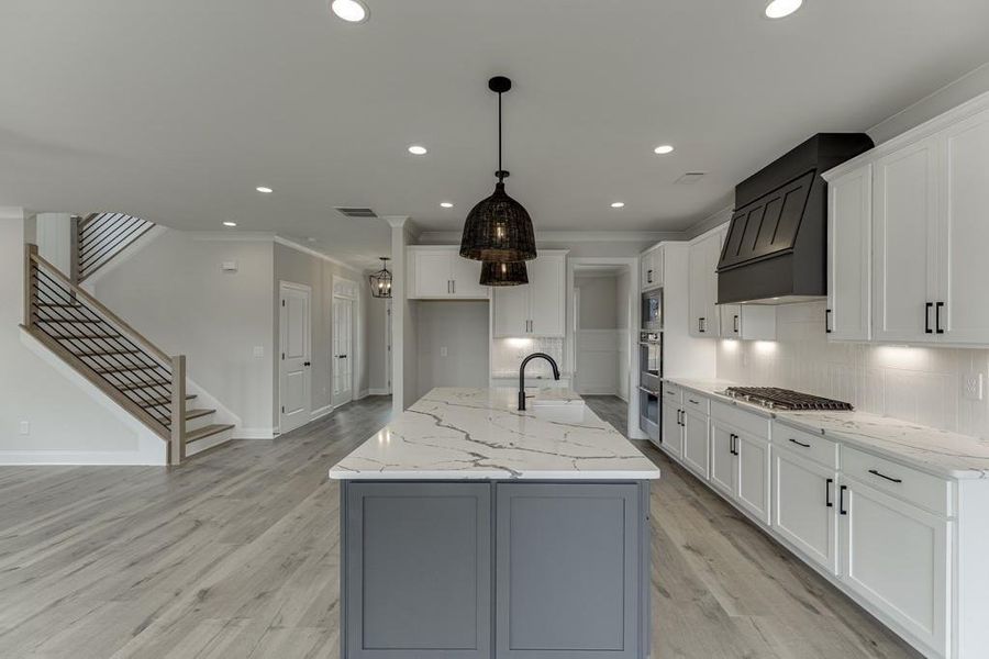 Furnished interior view inside a new home in , Buford (Image 11).