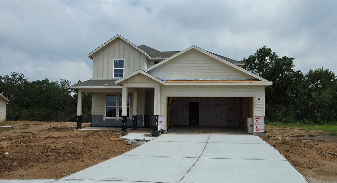 In-progress construction of a new home in Fulshear Junction, Fulshear, TX (Image 34).