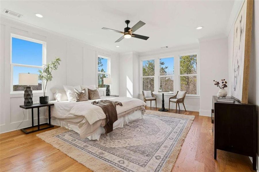 Furnished interior view inside a new home in , Newnan (Image 43).