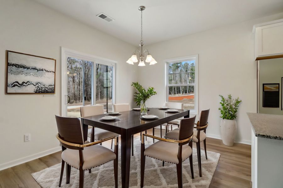 Representative furnished interior of a home built from the Benton II by Great Southern Homes in Lynbrook, Boiling Springs (Image 7).