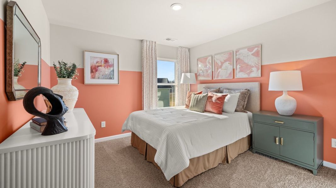 Representative furnished interior of a home built from the Denton TH by D.R. Horton in Brookland Commons, Monroe (Image 24).