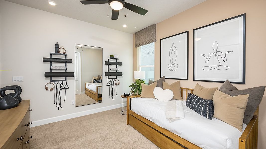 Representative furnished interior of a home built from the Longboat by Taylor Morrison in Center Lake Ranch Community Group Page, St. Cloud (Image 16).