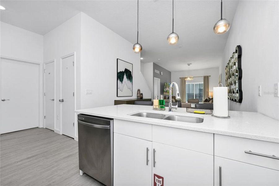 Furnished interior view inside a new home in , Davenport (Image 21).