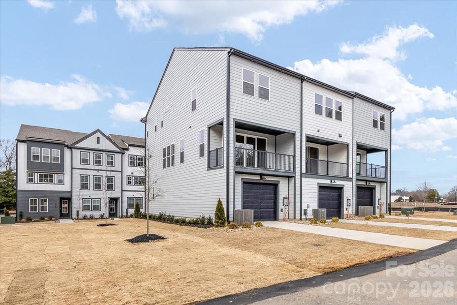 End Unit Home with Rear Load 2 Bay Tandem Garage End Unit Home with Rear Load 2 Bay Tandem Garage