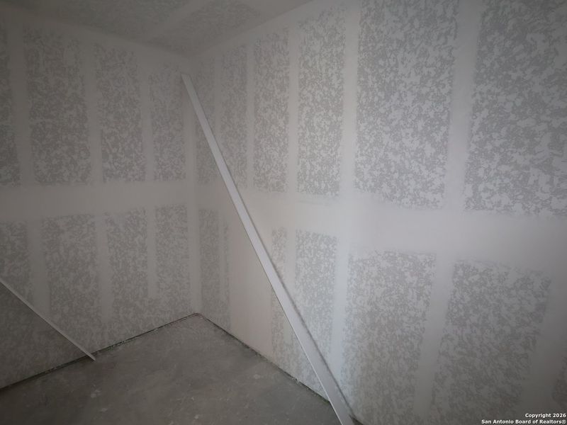 In-progress construction of a new home in Cinco Lakes, San Antonio, TX (Image 27).