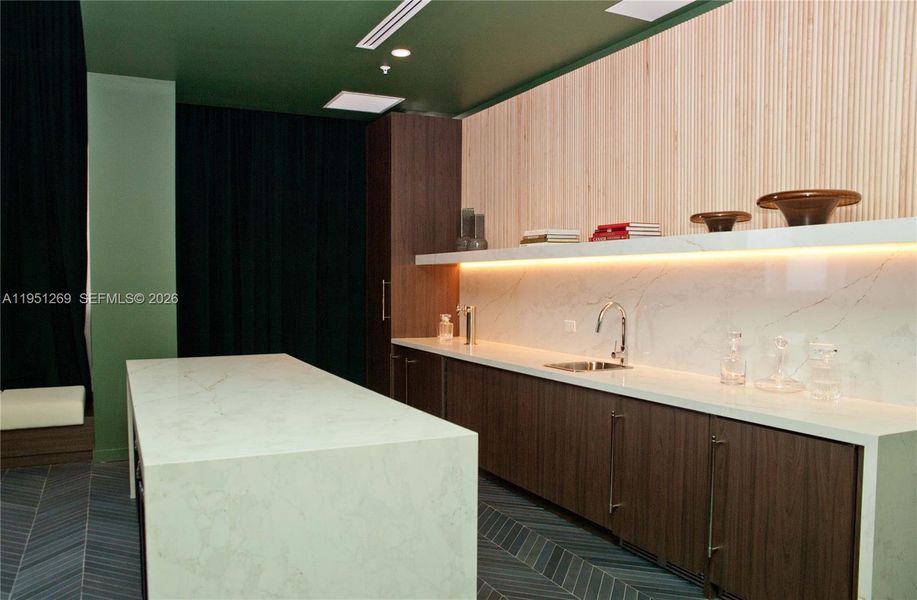 Furnished interior view inside a new home in , Miami (Image 10).