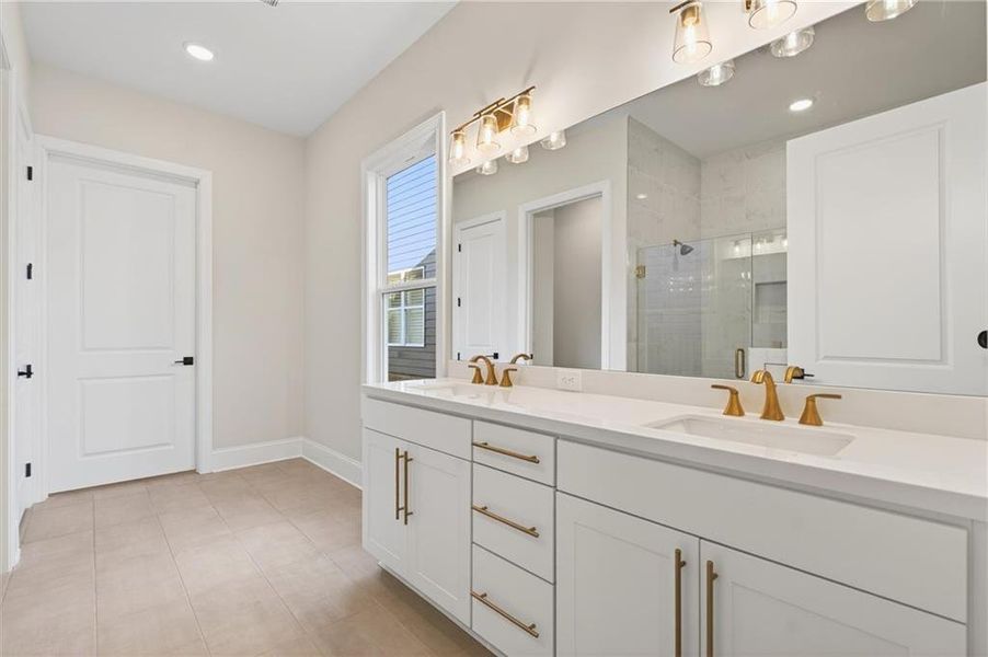 Furnished interior view inside a new home in The Reserve at Bells Ferry, Kennesaw (Image 9).