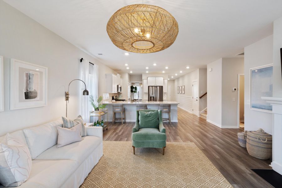 Furnished interior view inside a new home in Limehouse Farms, Summerville (Image 11).