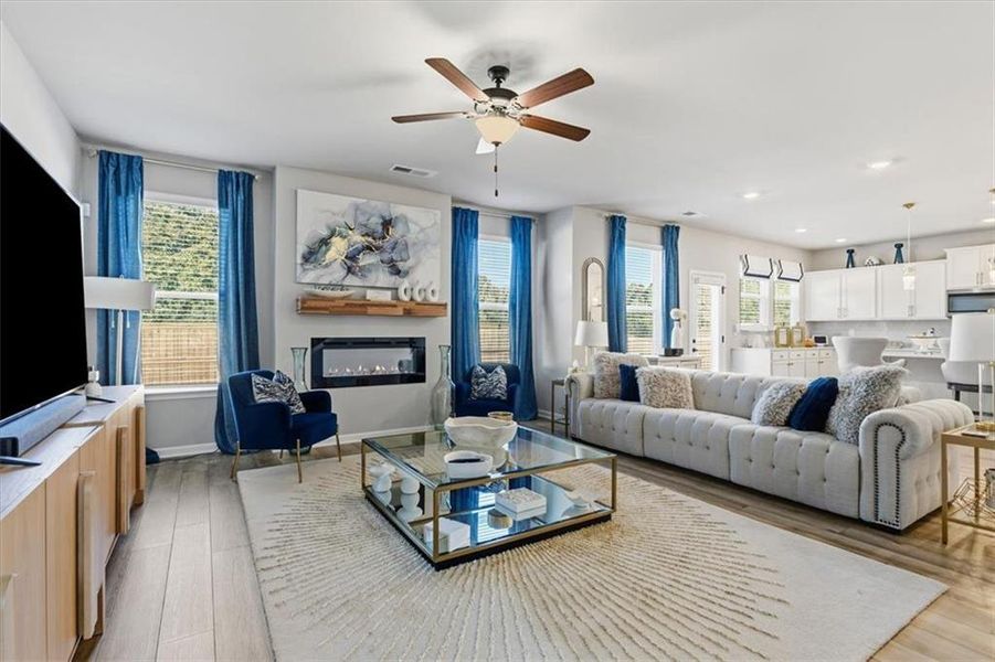 Furnished interior view inside a new home in , Locust Grove (Image 17). Furnished interior view inside a new home in , Locust Grove (Image 17).