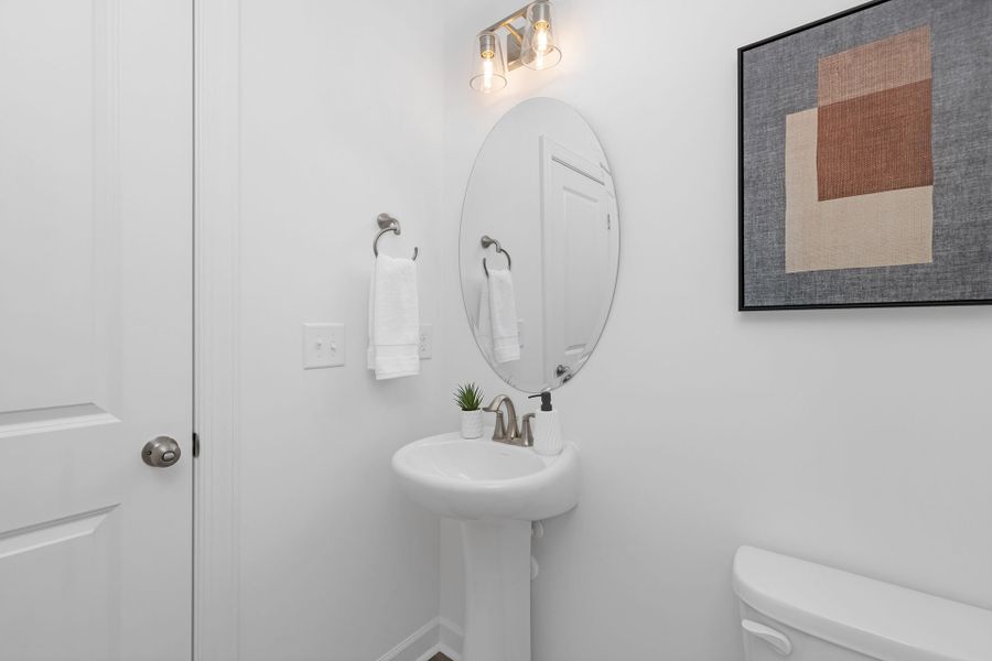 Furnished interior view inside a new home in Copper Ridge at Flowers Plantation, Clayton (Image 16).