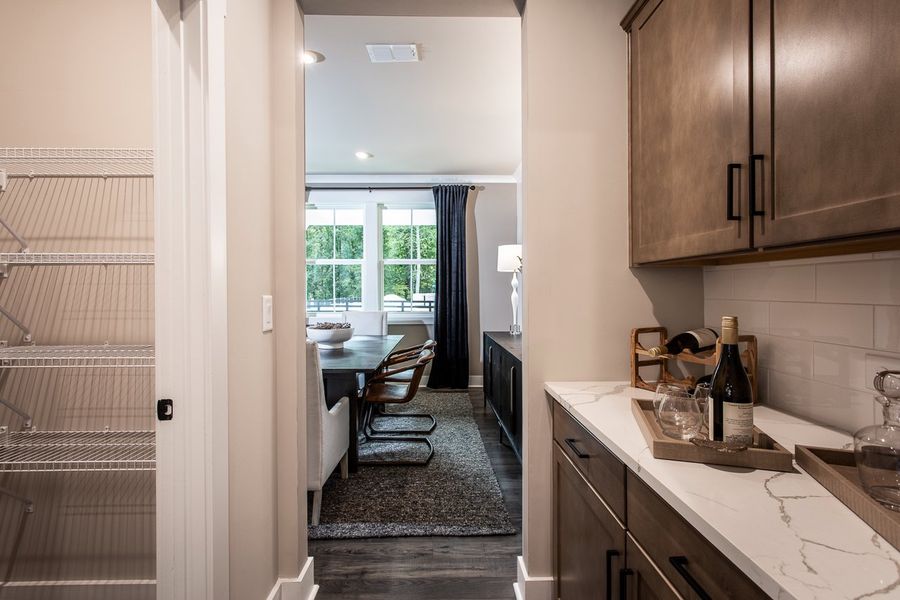 Furnished interior view inside a new home in Cambridge at Steels Bridge, Canton (Image 9).