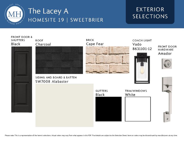 Sample of building materials used in homes in Sweetbrier, Durham (Image 20).