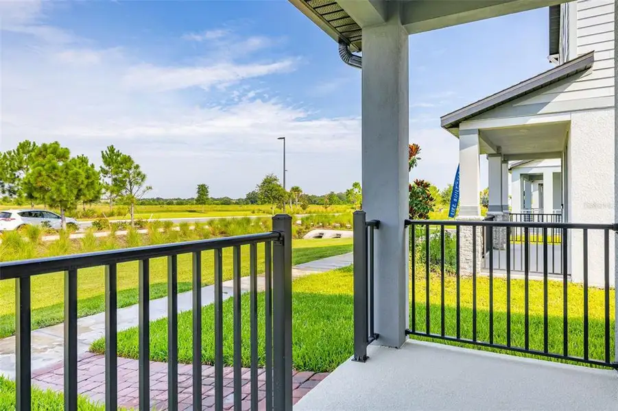 Exterior details and patio area of a home in The Meadow at Crossprairie Bungalows, St. Cloud (Image 4). Exterior details and patio area of a home in The Meadow at Crossprairie Bungalows, St. Cloud (Image 4).