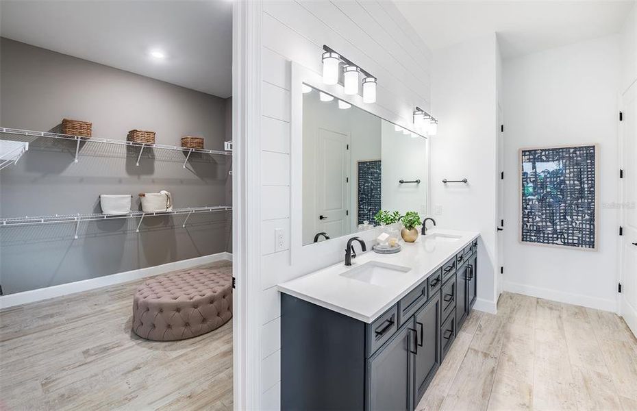 Furnished interior view inside a new home in BeachWalk by Manasota Key, Englewood (Image 9).