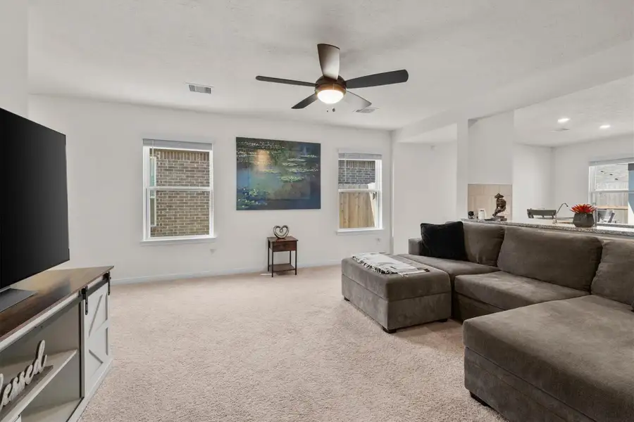 Furnished interior view inside a new home in , Houston (Image 20). Furnished interior view inside a new home in , Houston (Image 20).
