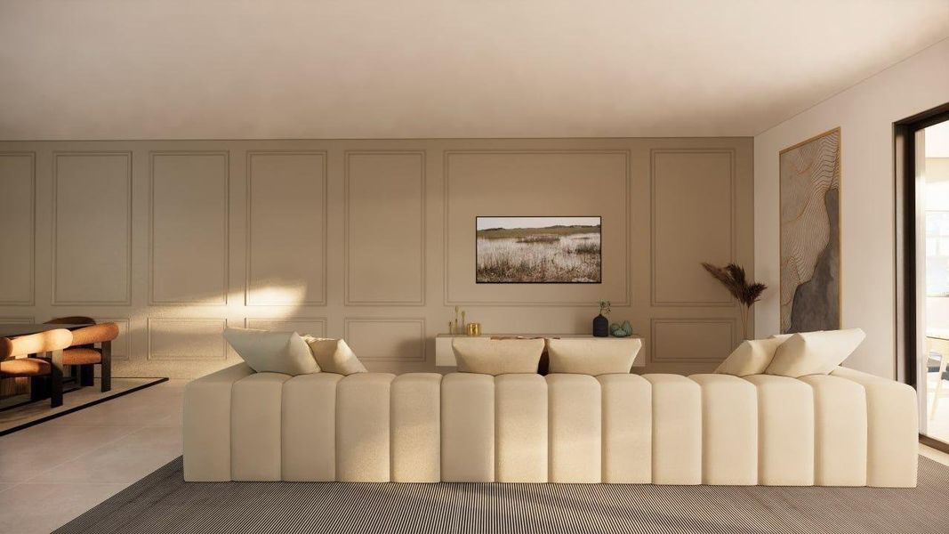 Furnished interior view inside a new home in , Fort Lauderdale (Image 9).