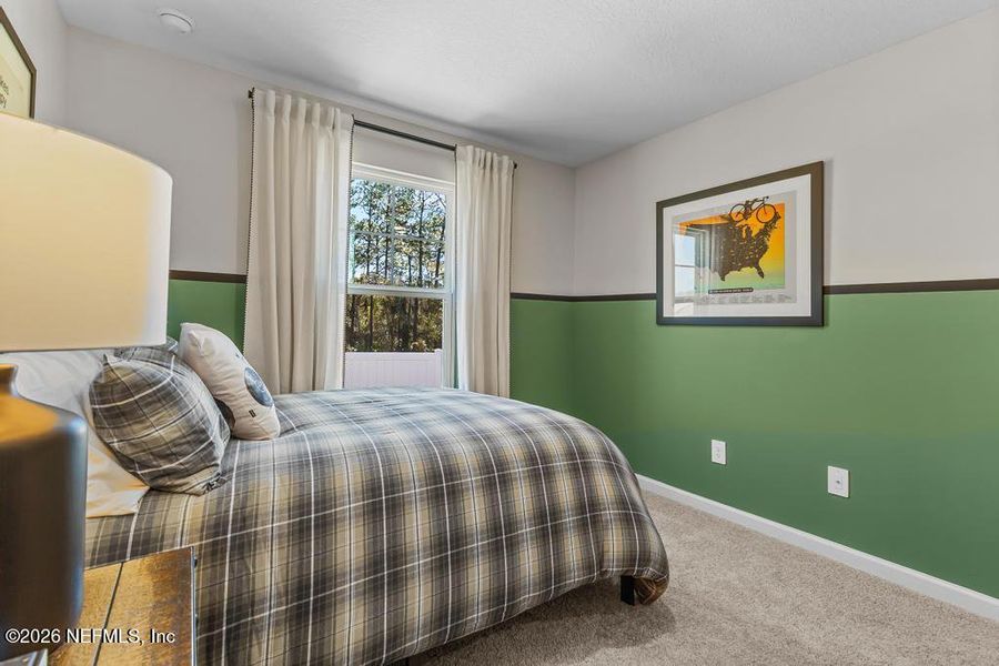 Furnished interior view inside a new home in The Landings at Pecan Park, Jacksonville (Image 10).