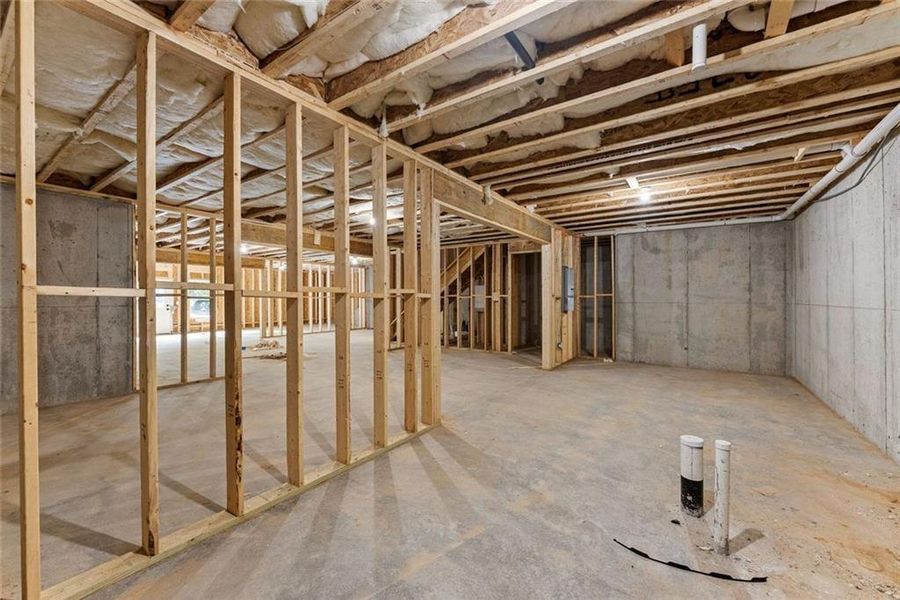 In-progress construction of a new home in , Gainesville, GA (Image 42).