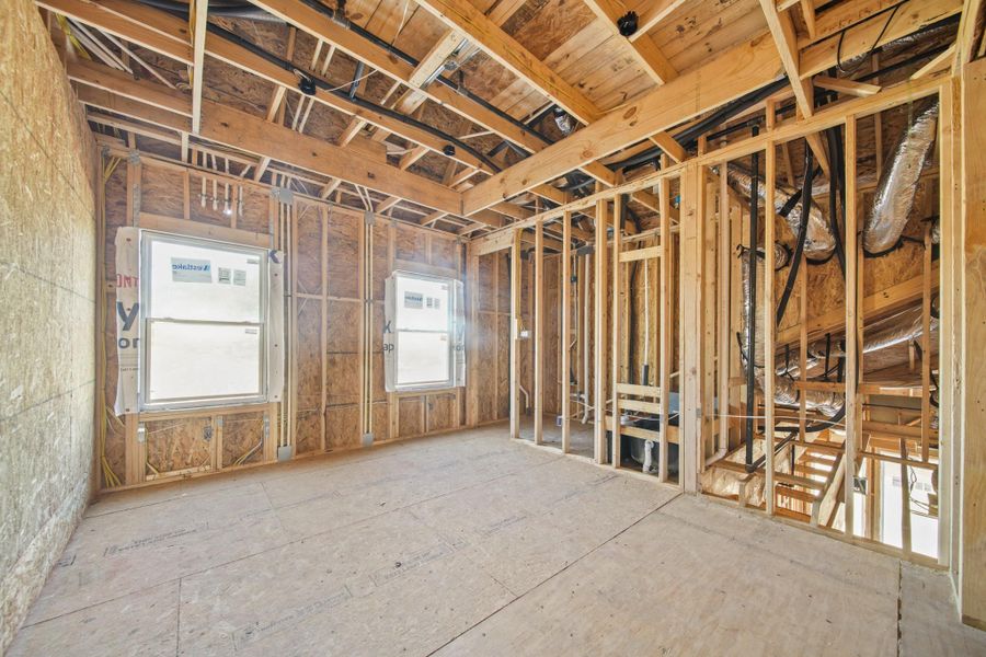 In-progress construction of a new home in , Houston, TX (Image 37).