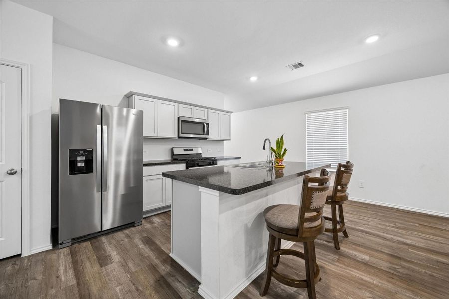 Furnished interior view inside a new home in , Spring (Image 11).