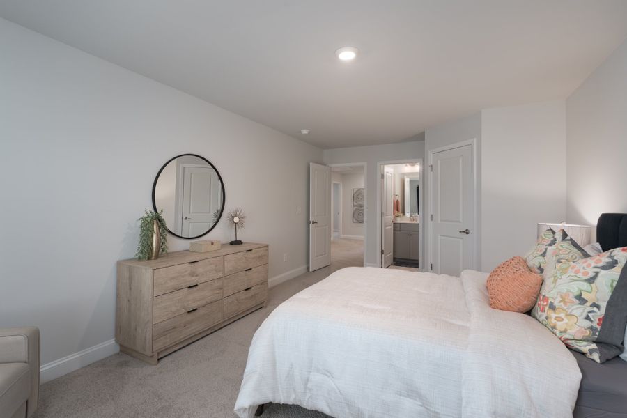 Representative furnished interior of a home built from the 3320 by Adams Homes in Norris Landing, Snellville (Image 39).