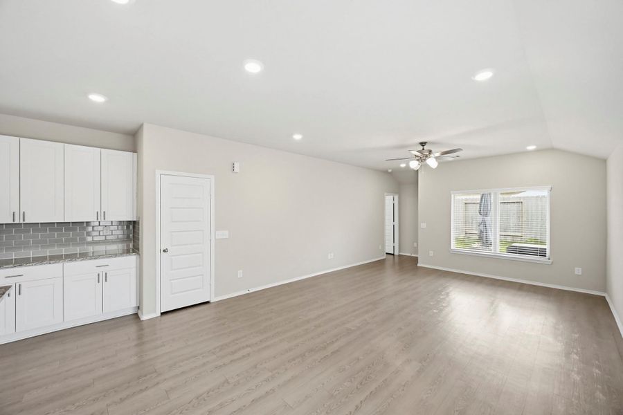 Flexible layout offers plenty of room to arrange your living space to fit your style and needs.