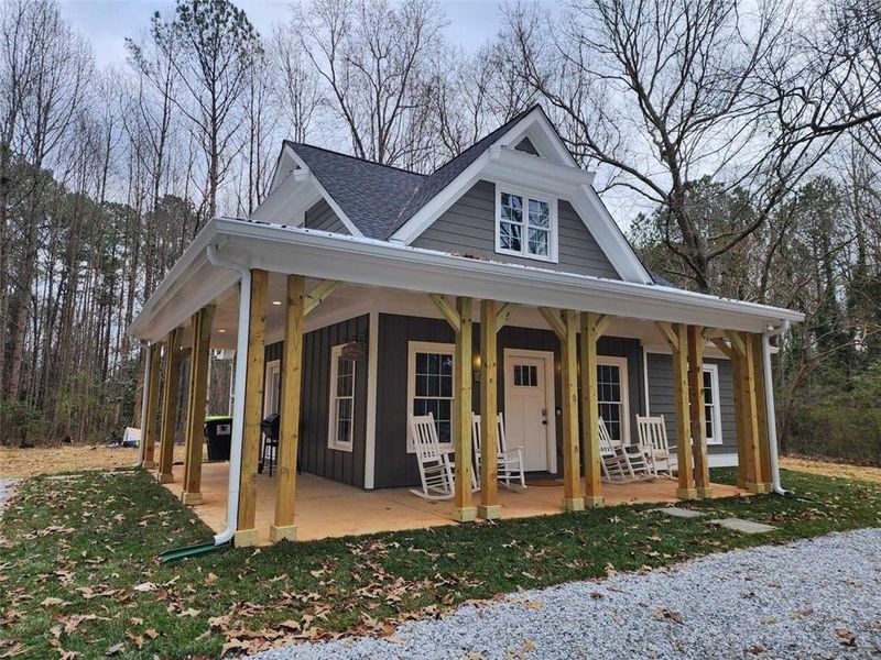 Front exterior of a new home in , Cartersville, GA, highlighting curb appeal (Image 19).